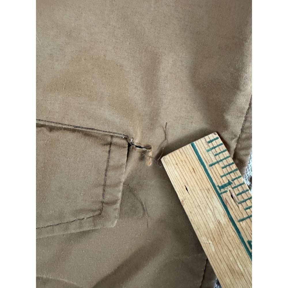 Jansport Gore Tex Hooded Jacket Tan Brown Mens Size Small Made in USA - Picture 9 of 16